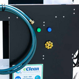 eClean Portable Aqueous Ozone Rubber Hose on Custodial Cart
